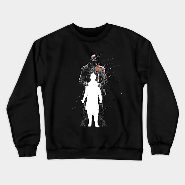 The Sins of the Father Crewneck Sweatshirt by WOVENPIXLS